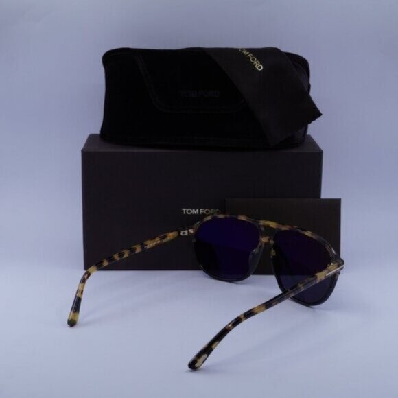 Tom Ford Bruce FT1026 05A Aviator Sunglasses - Havana / Smoke main image 4